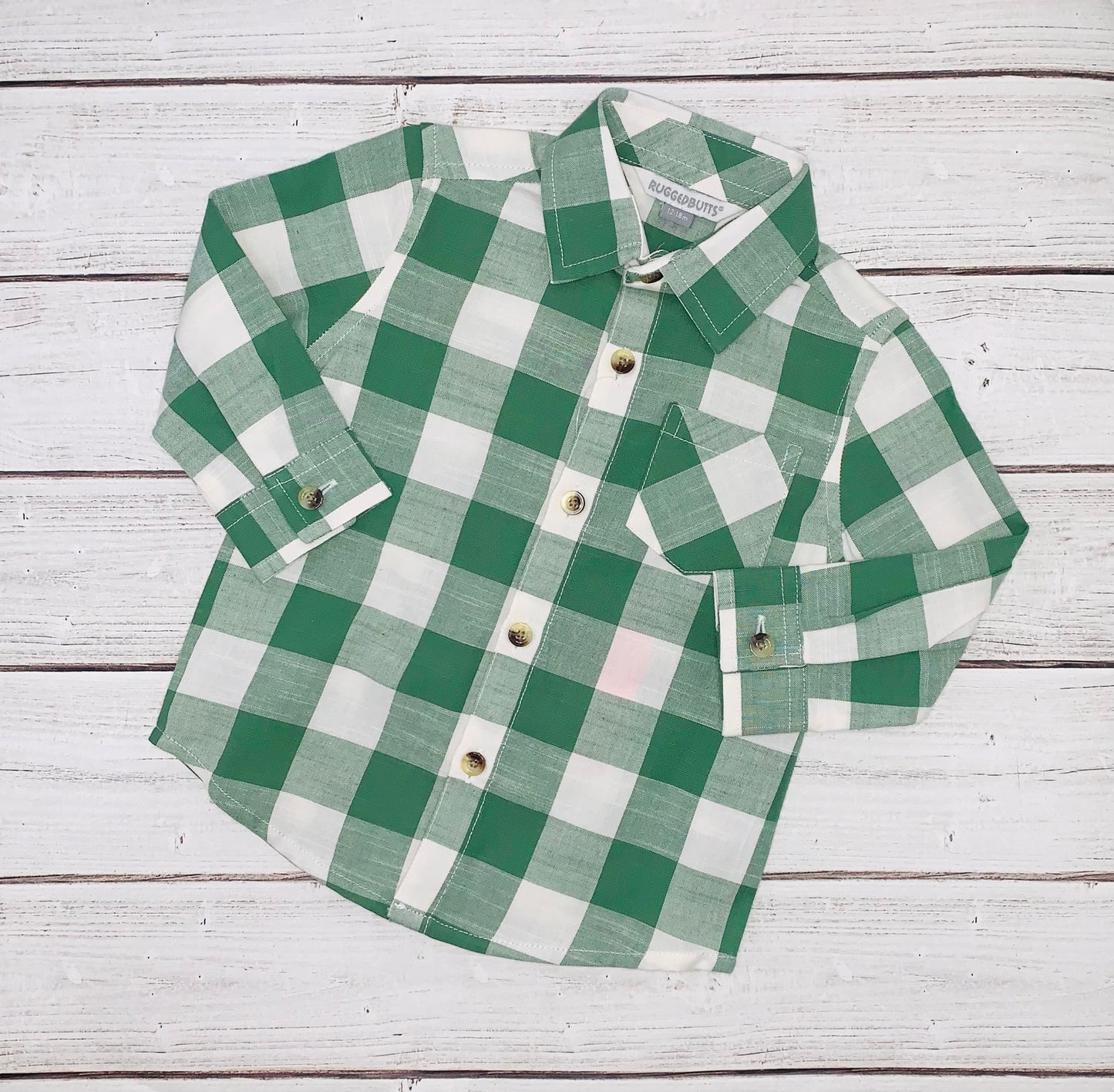 Dark Ivy Plaid Button-Down Shirt