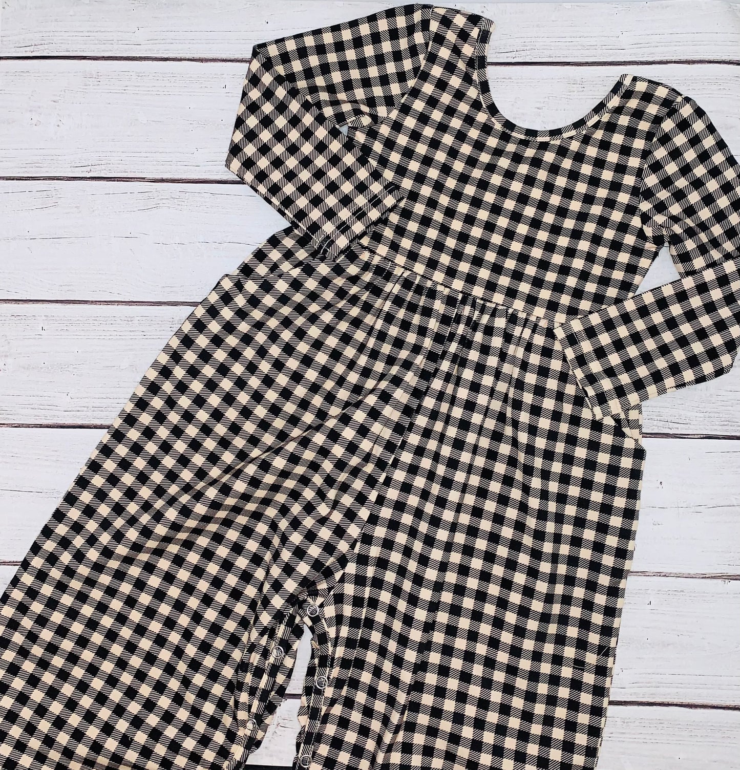 Gingham Pocket Jumper