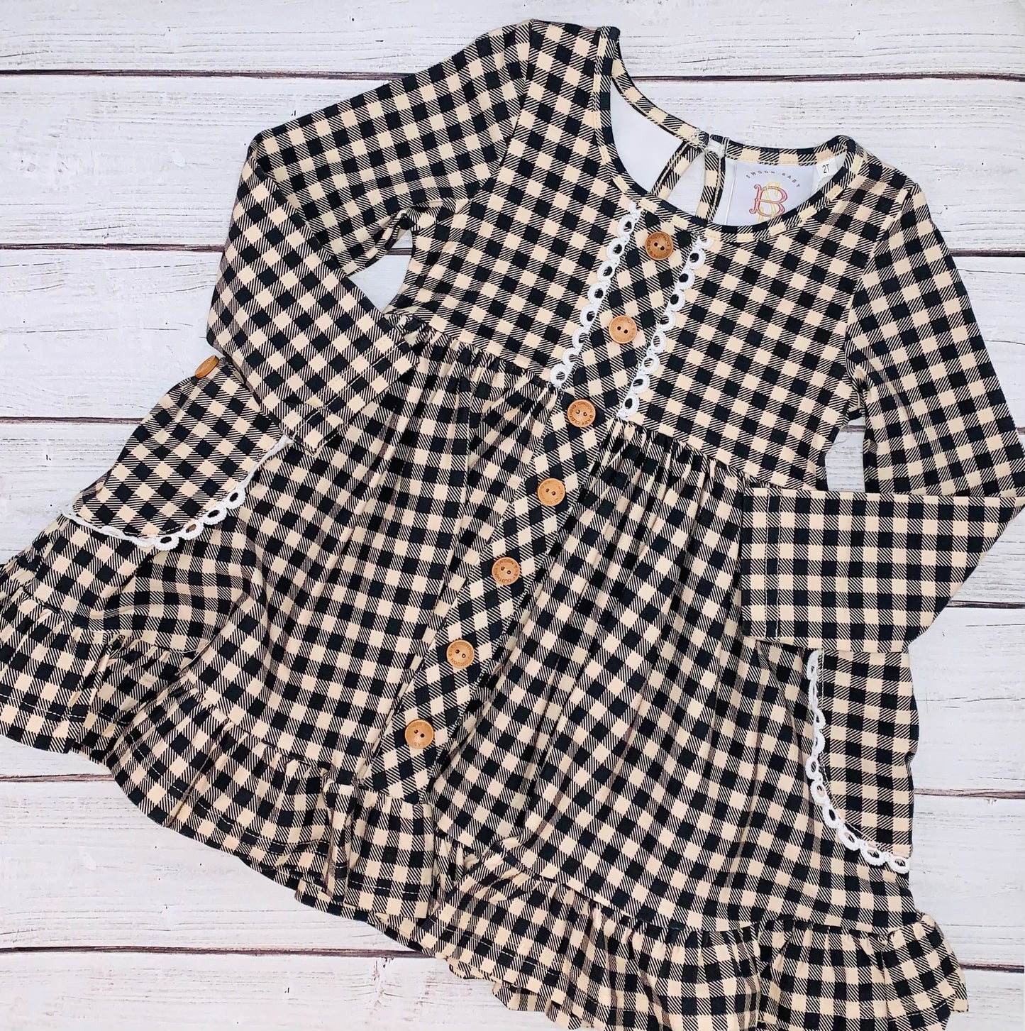 Prim Gingham Pocket Dress