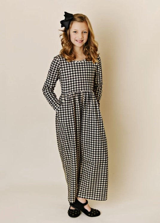 Gingham Pocket Jumper