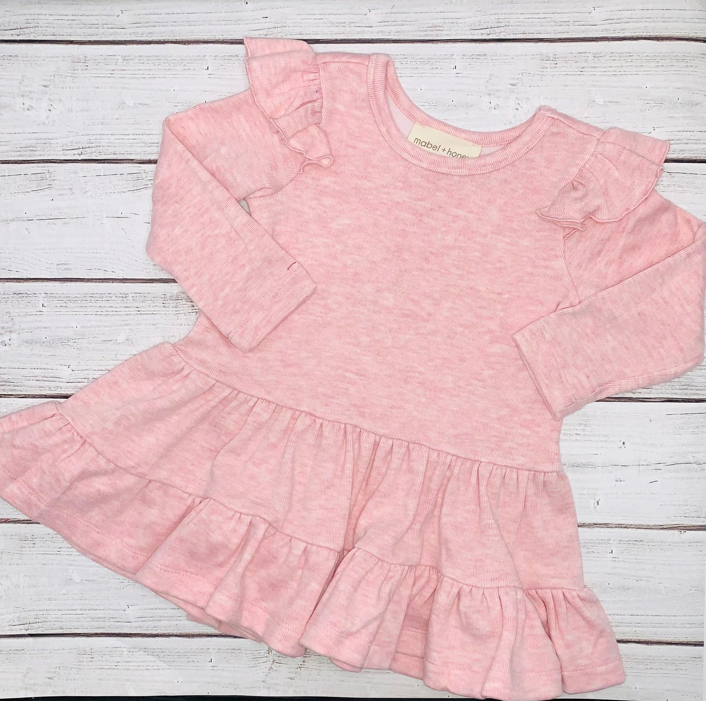 Simply Dandy Sweater Knit Pink Dress