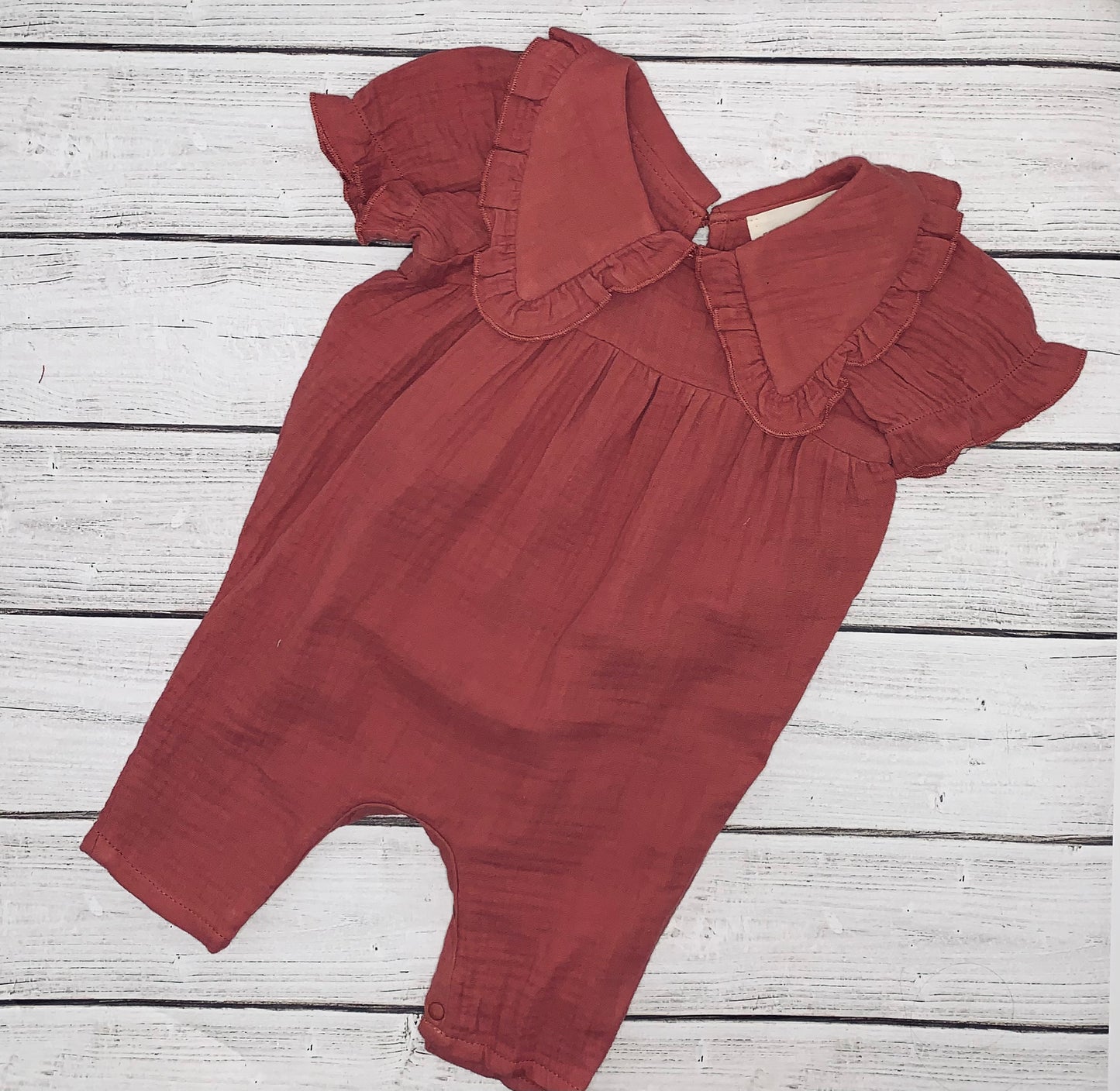 Clarabelle Gauze Romper & Headband