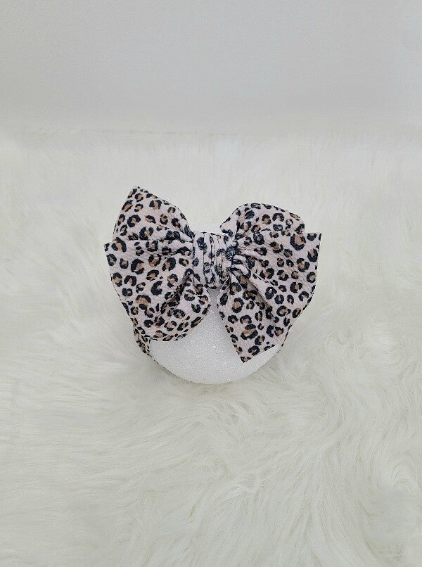 CHEETAH WAFFLE HEADWRAP