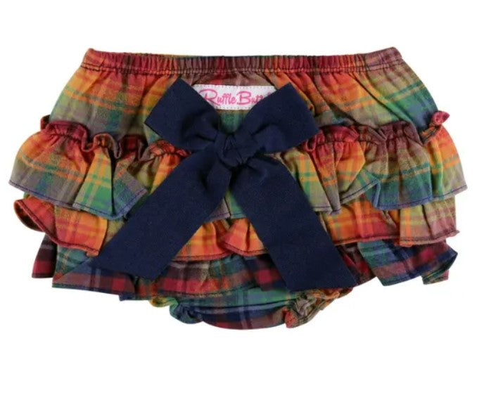 Storybook Plaid Rufflebutt Bloomers