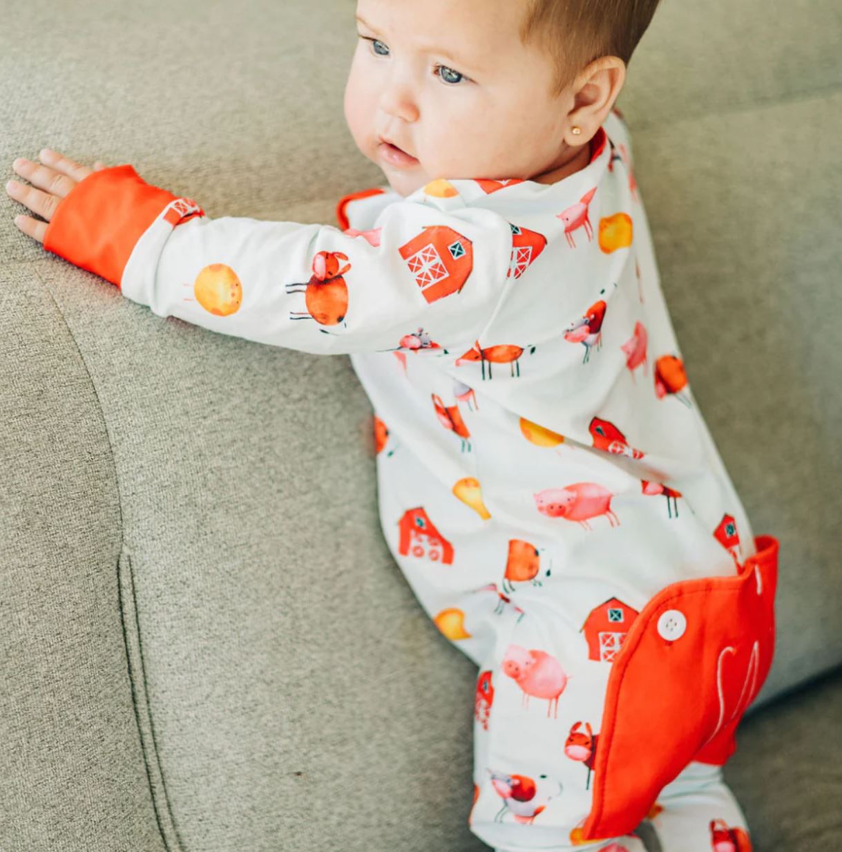 Red Barn Animal Sleeper ButtFlap