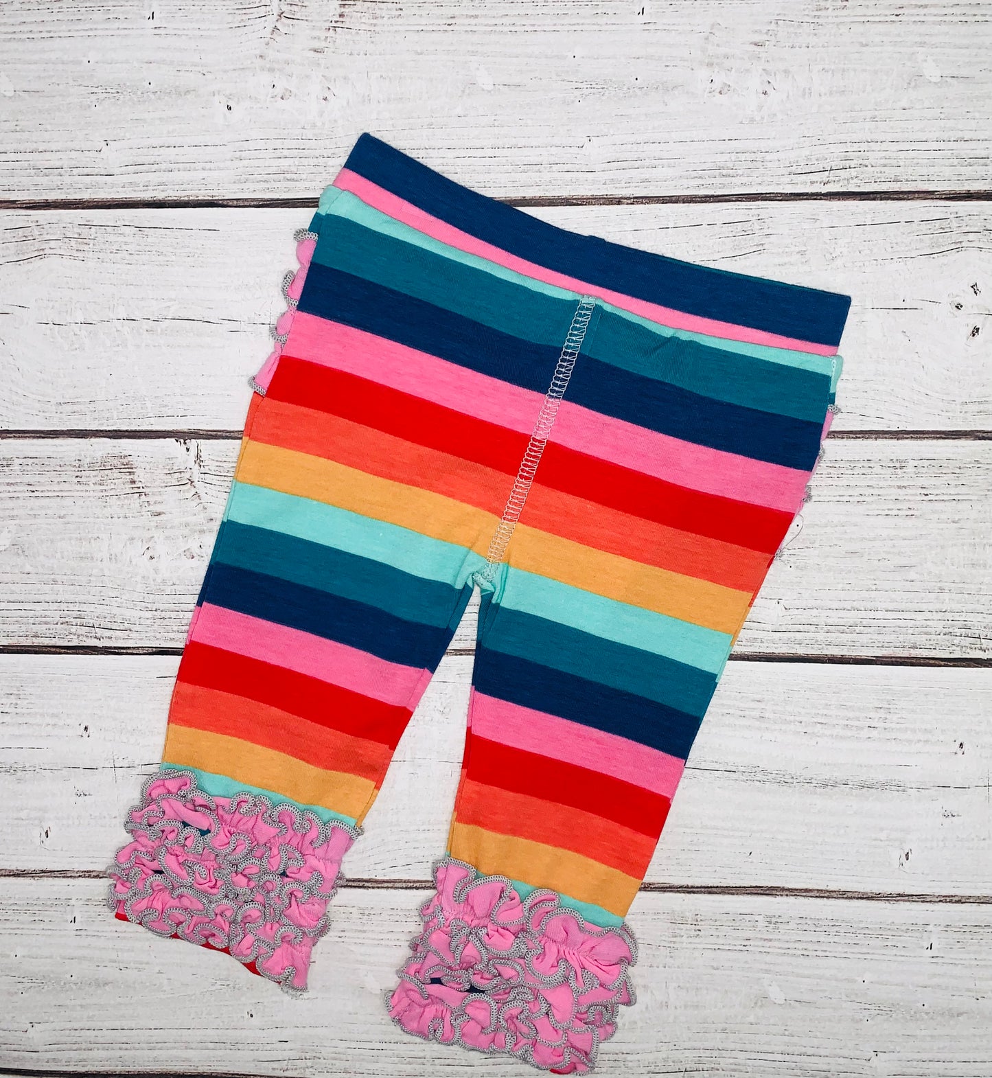 Rainbow Ruffle Leggings