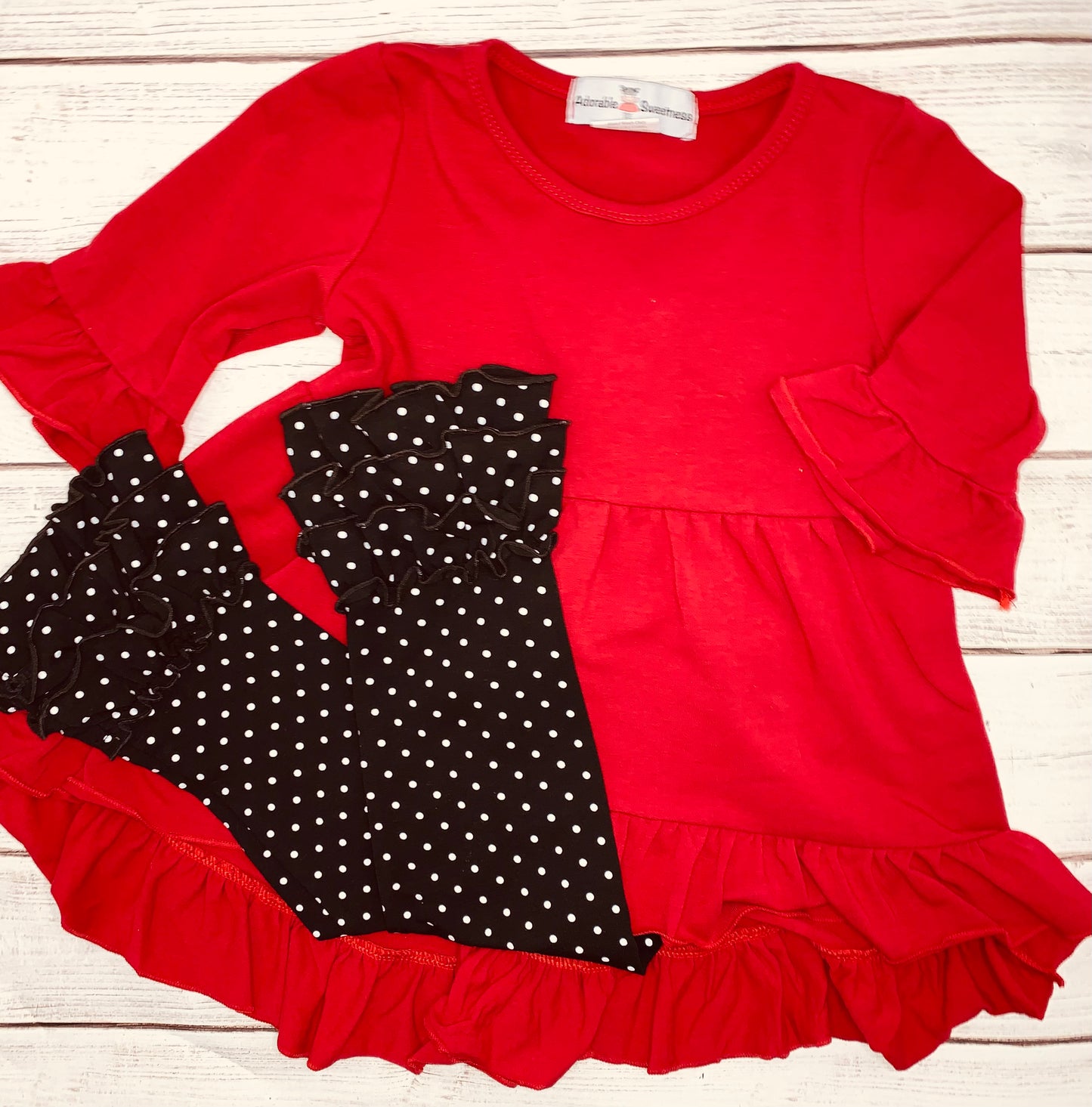 Maroon Red Wine hi-lo Ruffle Tunic