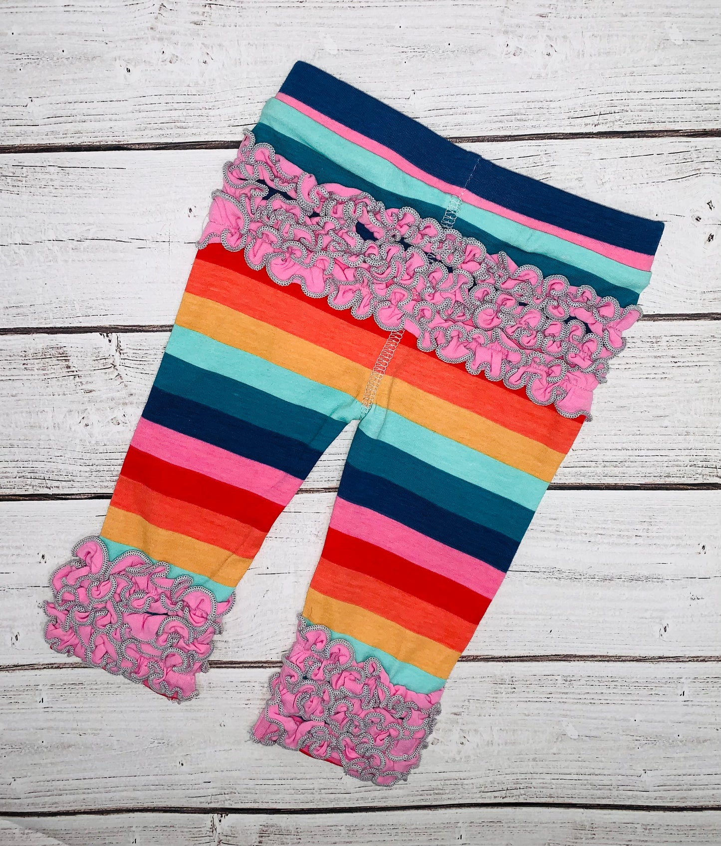 Rainbow Ruffle Leggings