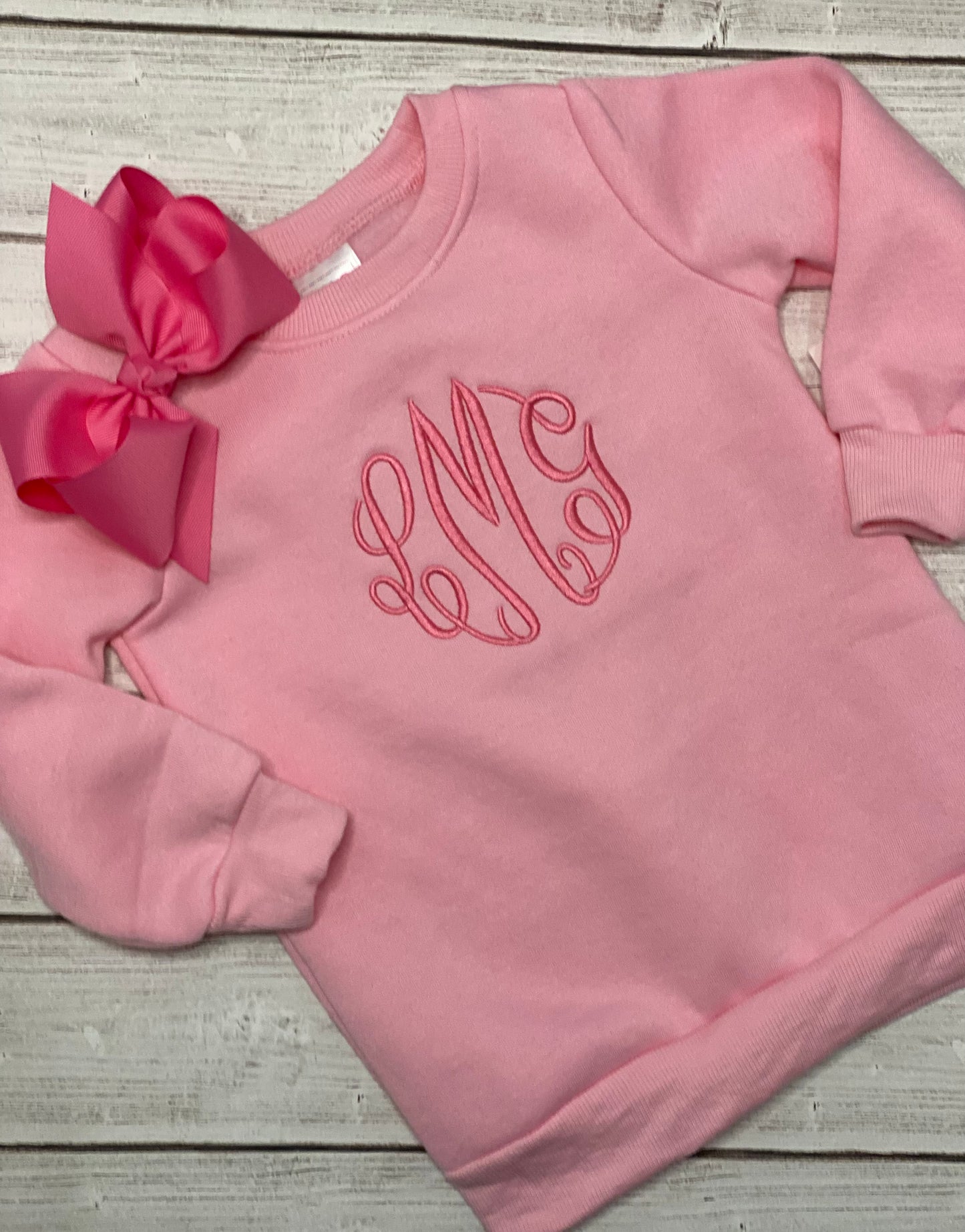 Personalized Long Sleeve Fleece Sweatshirt