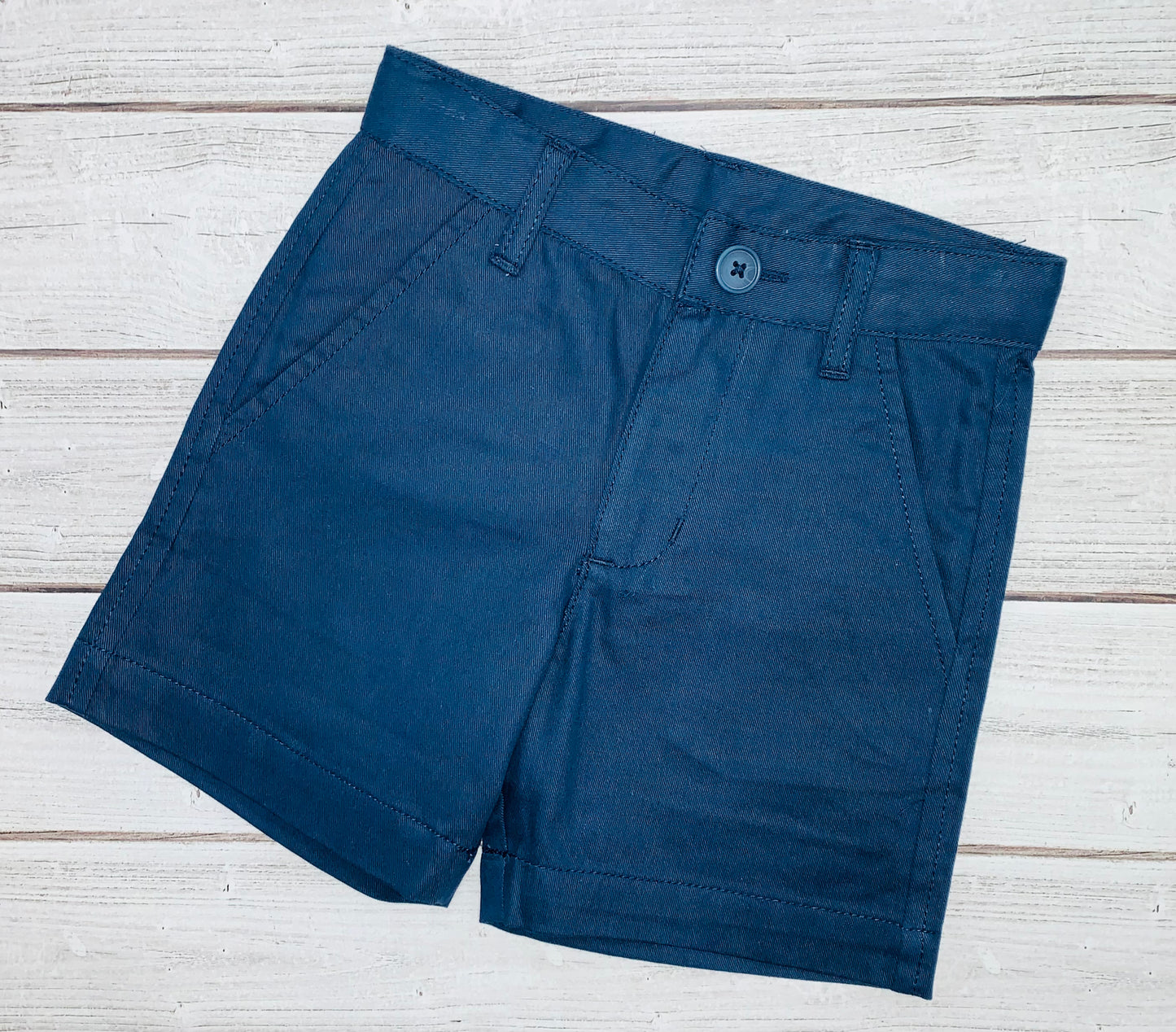 Navy Chino Shorts