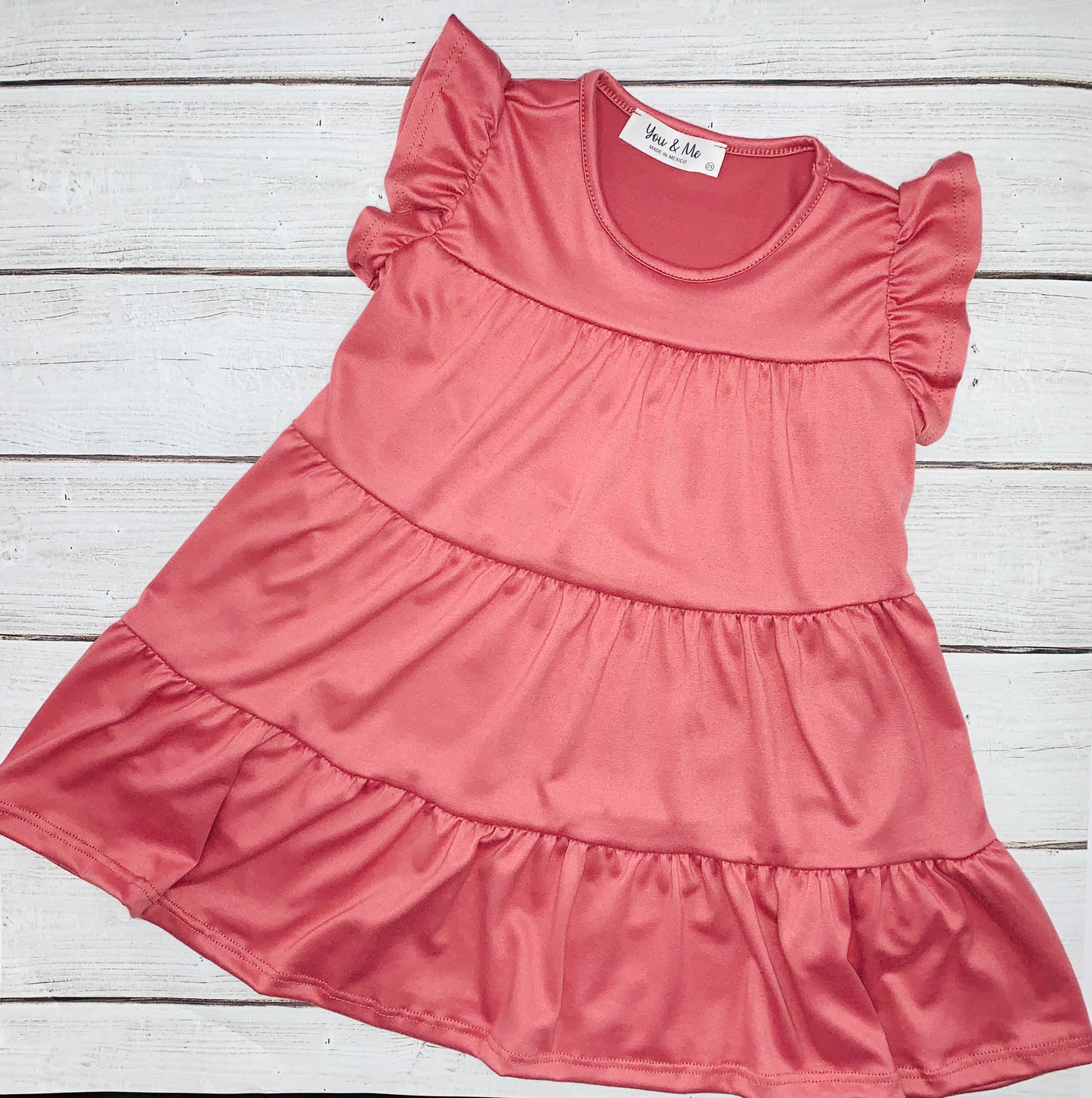 Dark Mauve Ruffle Dress