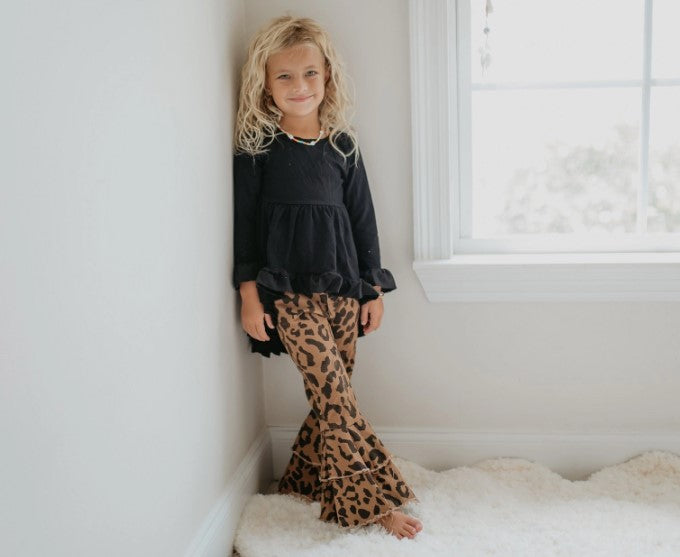 Leopard Double Bell Pants