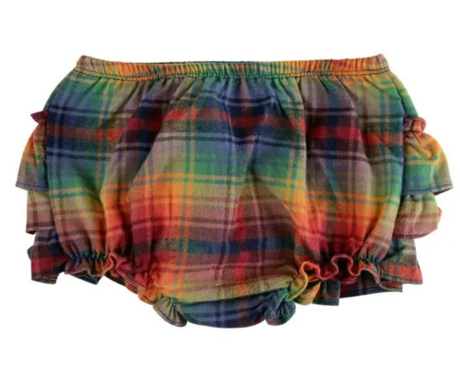 Storybook Plaid Rufflebutt Bloomers