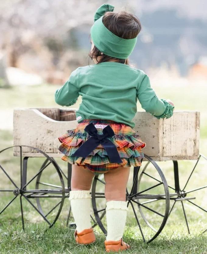 Storybook Plaid Rufflebutt Bloomers