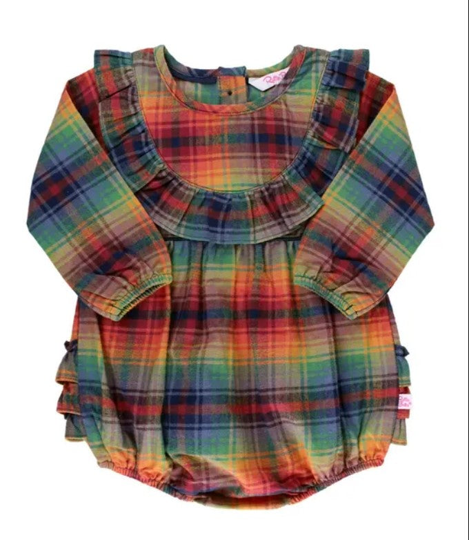 Storybook Plaid Ruffle Bubble