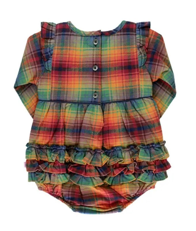 Storybook Plaid Ruffle Bubble