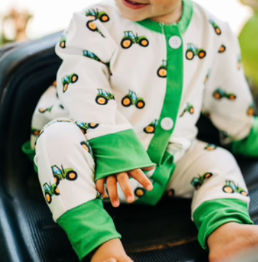 Green Tractor Buttflap Sleeper