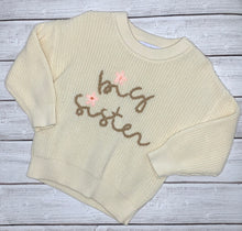 Load image into Gallery viewer, Big Sister Hand Embroidered Sweater