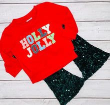 Load image into Gallery viewer, Forest Green Sequin Sparkle Pants