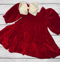 Load image into Gallery viewer, Red Velvet Dress