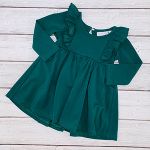 Pine Green Pocket Bella Dress