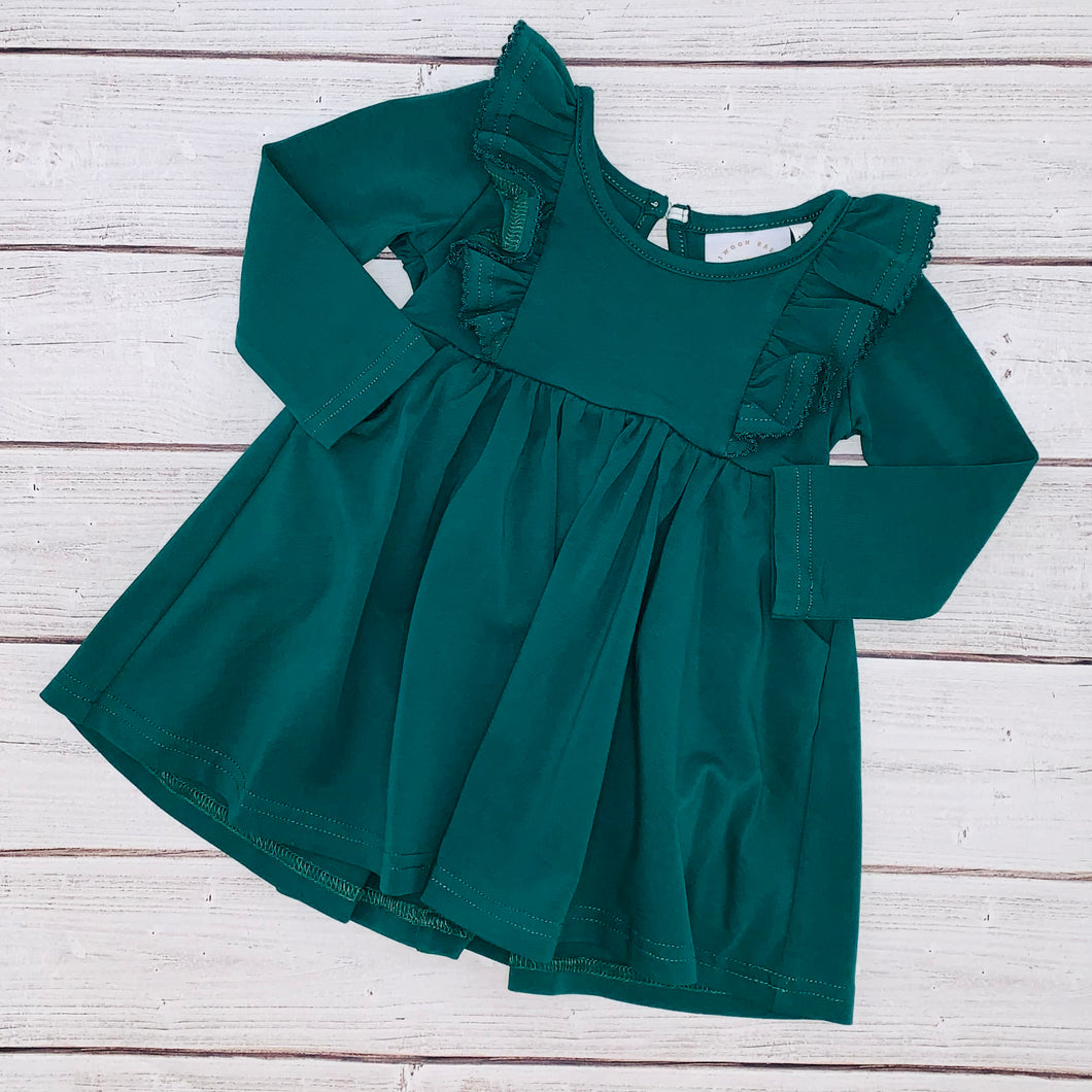 Pine Green Pocket Bella Dress