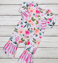 Load image into Gallery viewer, Floral Love Baby Romper