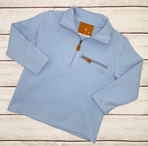 Kingston Zip Pullover - Blue