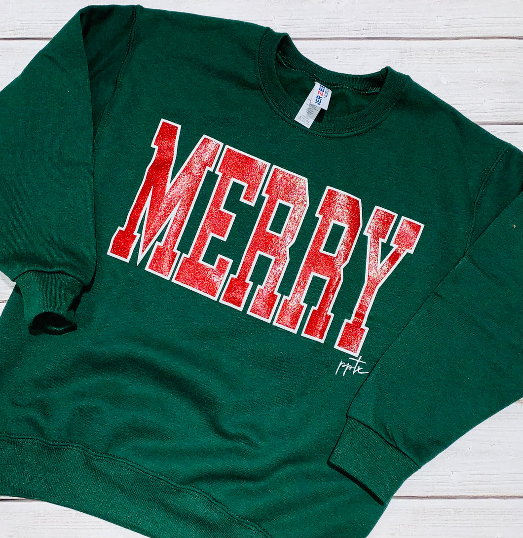 Merry Sweatshirt Green