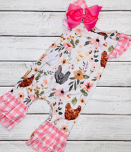 Load image into Gallery viewer, Spring Chicken Baby Romper
