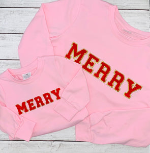 Mommy & Me “Merry” Sweatshirt