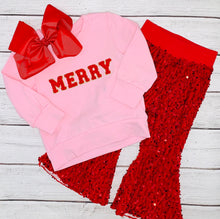 Load image into Gallery viewer, Mommy &amp; Me “Merry” Sweatshirt