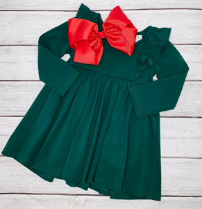 Pine Green Pocket Bella Dress