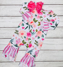 Load image into Gallery viewer, Floral Love Baby Romper