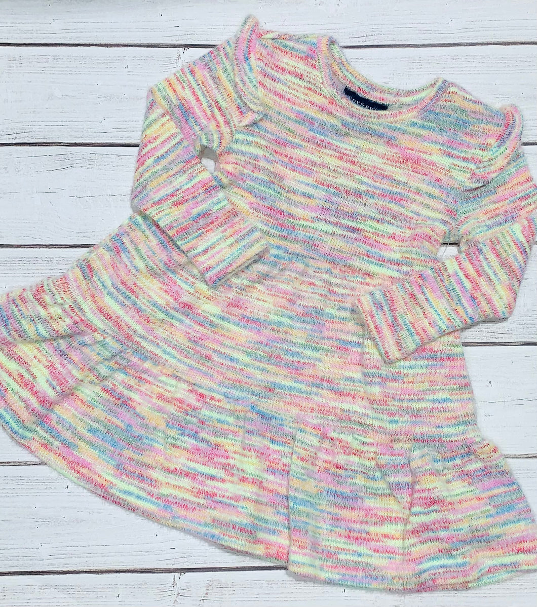 Rainbow swirl Knit Dress