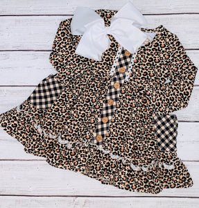 Prim Leopard Pocket Dress