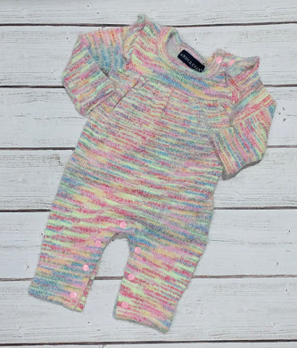 Colorful Knit Romper with Headband