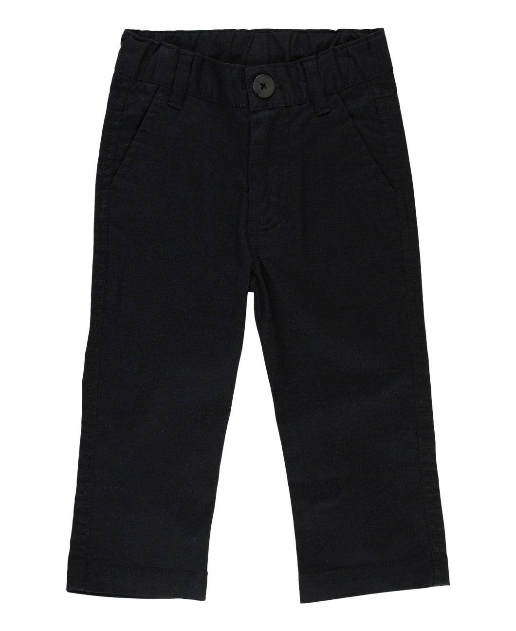 Black Stretch Chino Pants