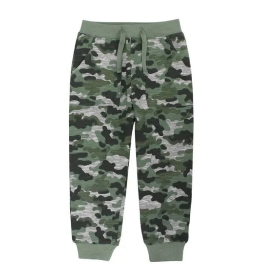 Terry Pants With Pockets - Camo