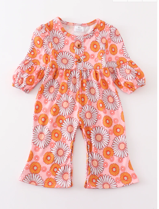 Floral Print Romper