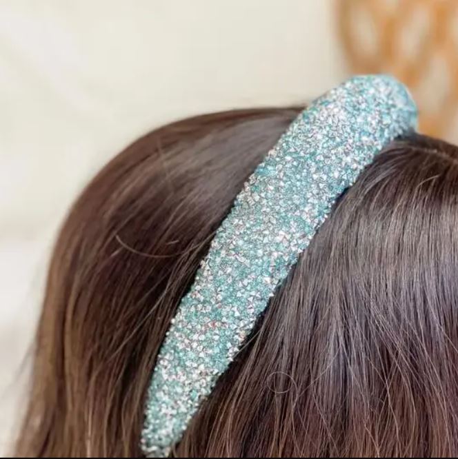 Sparkling Rhinestone Padded Headband