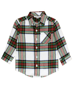 Good Tidings Plaid Button-Down Shirt