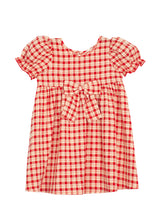Load image into Gallery viewer, Paisley plaid Woven Red Dress