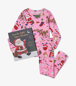 ‘Twas the Night Before Christmas PJ Set with Book