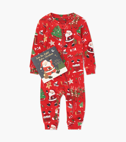 Twas Night Before Christmas Pajama book set