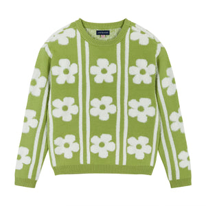 Flower Sherpa Sweater