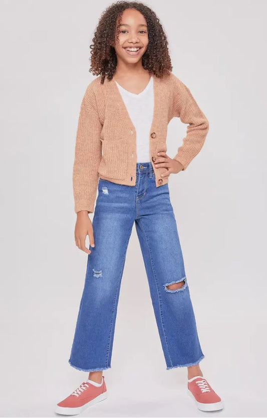 Millie Wide Leg Girls Jean
