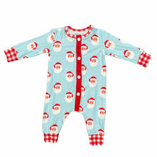 Load image into Gallery viewer, Jolly St. Nick Buttflap Romper