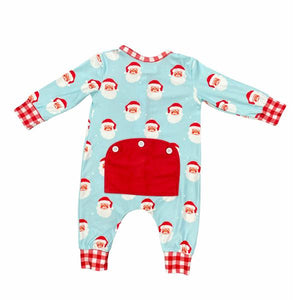 Jolly St. Nick Buttflap Romper