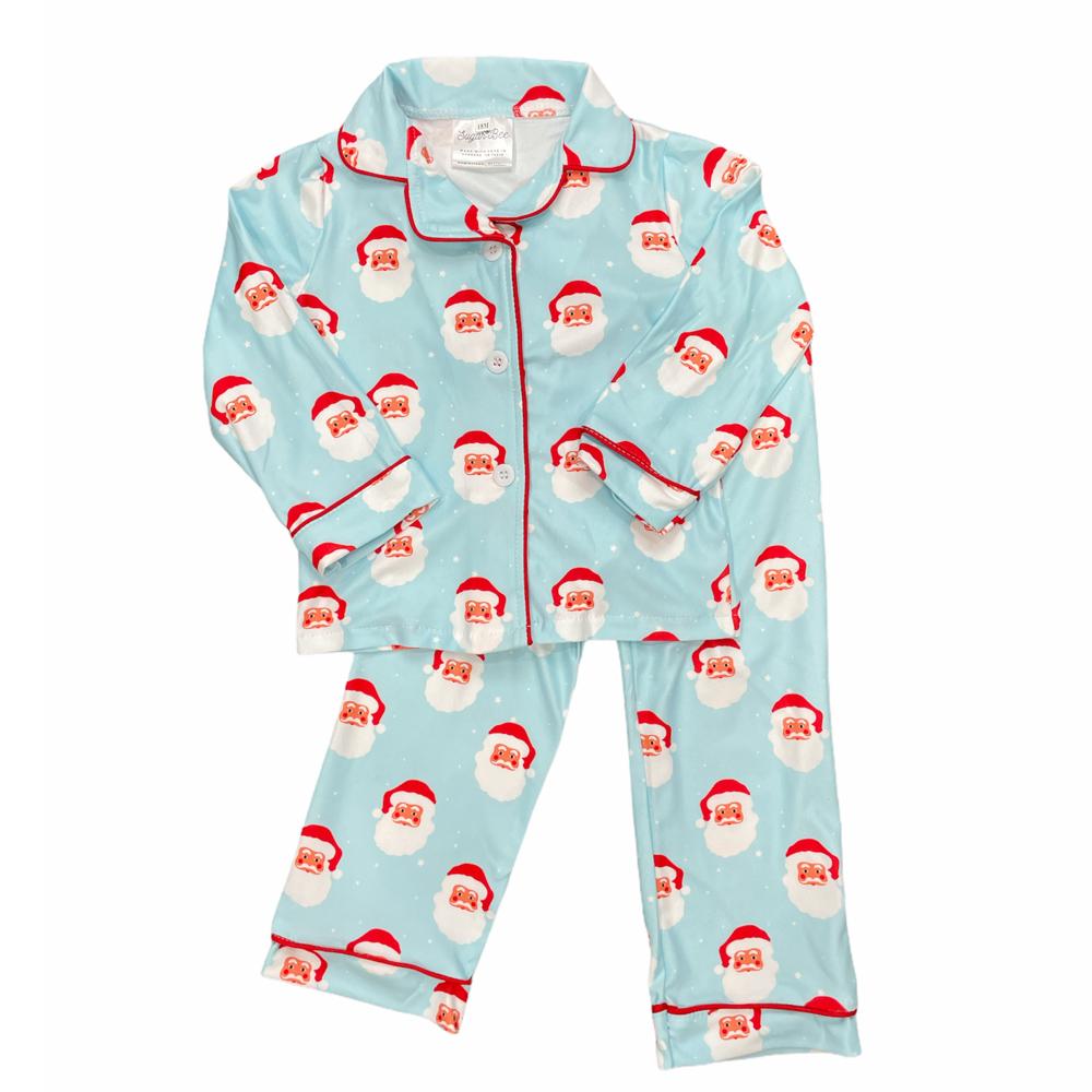 Jolly St. Nick Button Down PJ's